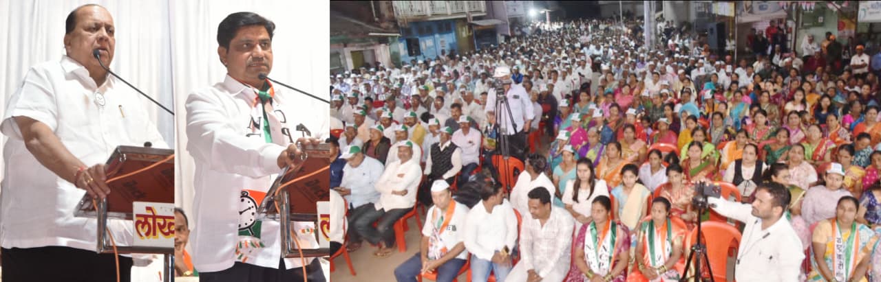 To repay the debt owed to the late Ajitdada Pawar ensure the victory of Shirish Desai Vikas Chothe and Mrs Jayshree Gade from the Uttur constituency